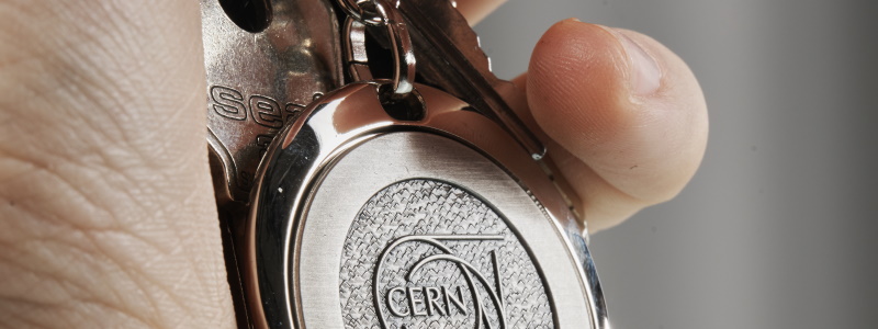 Porte-clé CERN rond