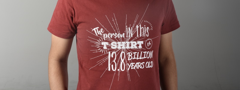 T-Shirt 13.8 milliards rouge foncé