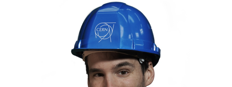 Casque de chantier CERN 