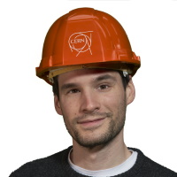 Casque de chantier CERN orange