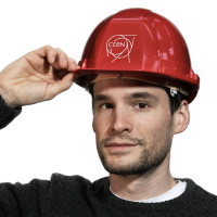 CERN Hard Hat Red