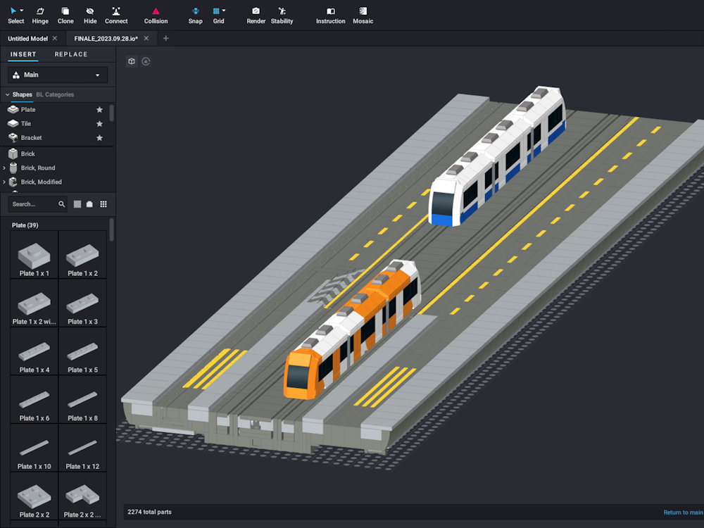 Modèle 3D sur ordinateur