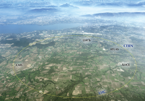 vue aérienne du LHC