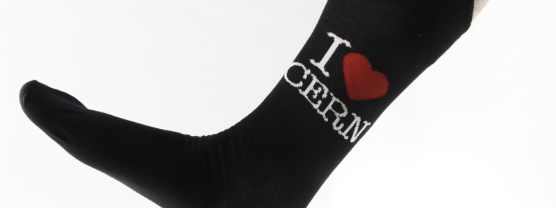 Chaussettes I Love CERN