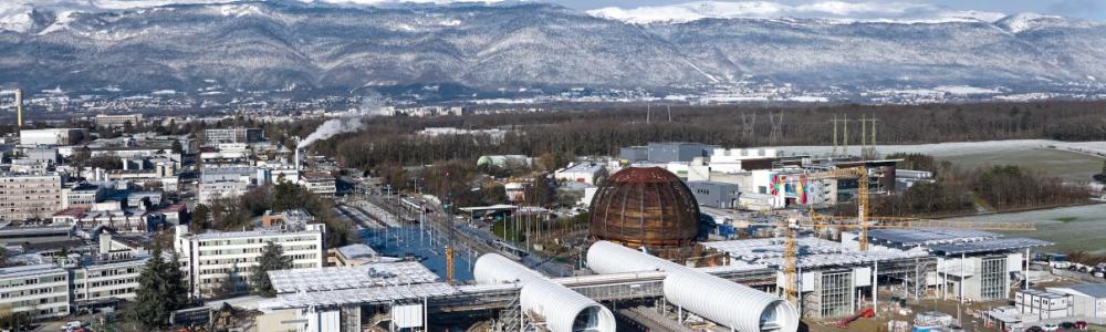 CERN Science Gateway in winter