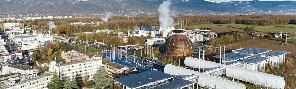 Le Portail de la science du CERN en hiver